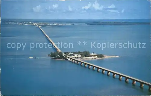 Key West Fliegeraufnahme Seven Mile Bridge Marathon Kat. Key West