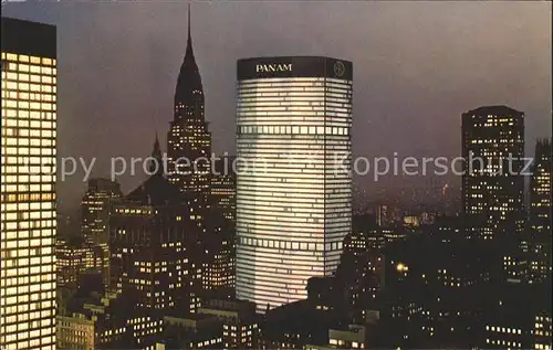 New York City PAN AM-Building at Night / New York /