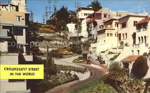 San Francisco California Lombard Street  Kat. San Francisco