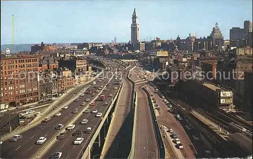 Boston Massachusetts Skyline Cars Kat. Boston