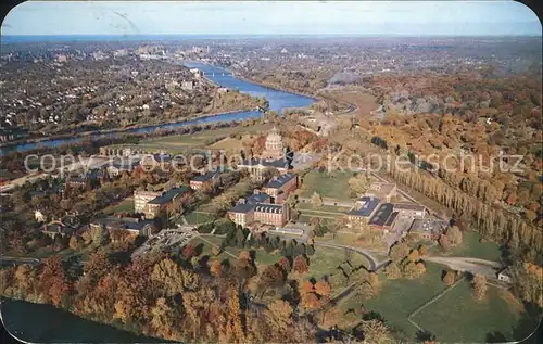 Rochester New York Fliegeraufnahme River Campus University Kat. Rochester