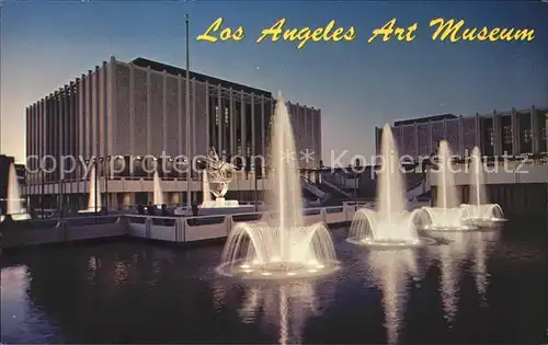 Los Angeles California Art Museum Brunnen Kat. Los Angeles