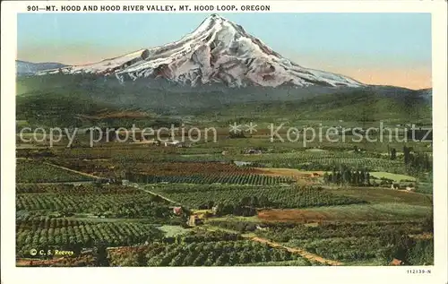 Portland Oregon Mount Hood and Hood River Valley  Kat. Portland