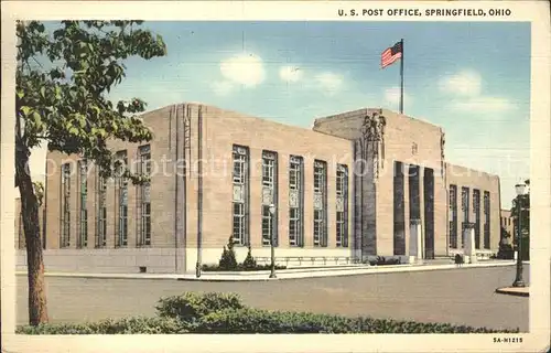 Springfield Ohio U.S. Post Office Kat. Springfield