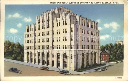 Saginaw Michigan Michigan Bell Telephone Campany Building Kat. Saginaw