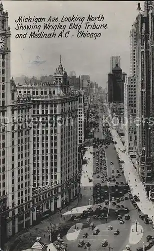 Chicago Illinois Michigan Ave Cars Kat. Chicago