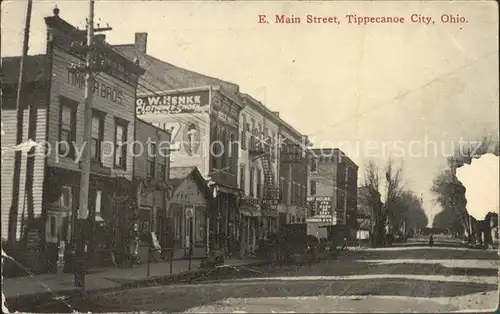 Tippecanoe Ohio Main Street Kat. Tippecanoe