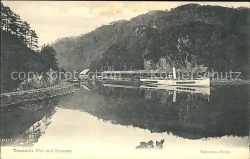 Trossachs Pier and Steamer Kat. Stirling