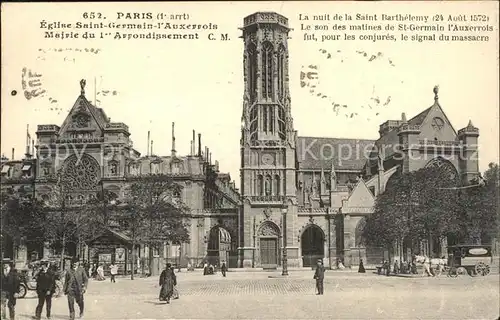 Paris Eglise Saint Germain l Auxerrois Histoire Kat. Paris