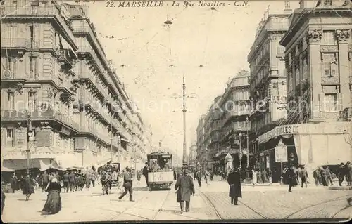 Marseille Rue Noailles Tram Kat. Marseille