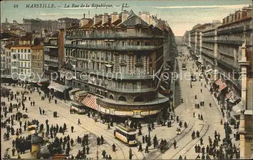 Marseille Rue de la Republique Kat. Marseille