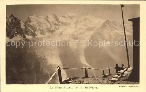 Chamonix Mont Blanc vu du Brevent Kat. Chamonix Mont Blanc