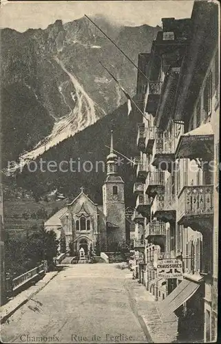 Chamonix Rue de l Eglise Kat. Chamonix Mont Blanc