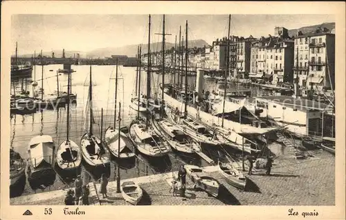 Toulon Var Les Quais Port Bateaux Kat. Toulon