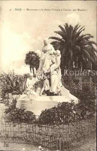 Cimiez Monument a la Reine Victoria par Maubert Kat. Nice