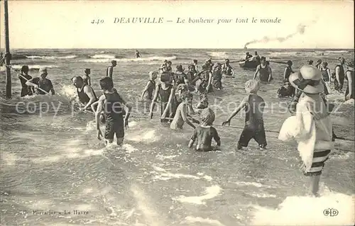 Deauville Le bonheur pour tout le monde Plage Bademode Kat. Deauville