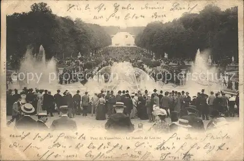 Versailles Yvelines Parc Bassin de Latone Wasserspiele Kat. Versailles