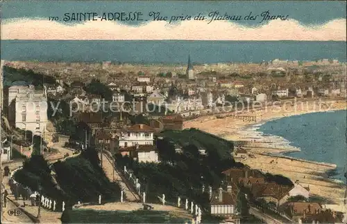 Sainte Adresse Vue prise du Plateau des Phares Kat. Sainte Adresse