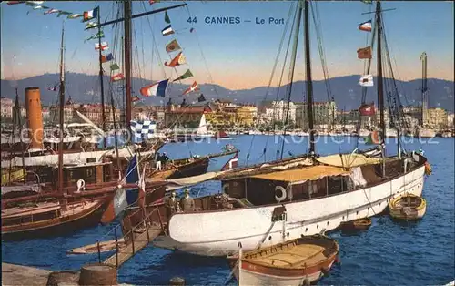Cannes Alpes Maritimes Port Bateau Kat. Cannes