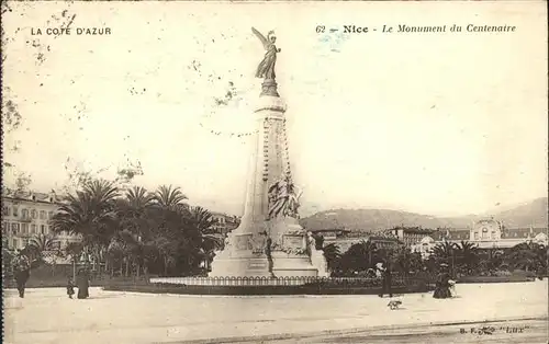 Nice Alpes Maritimes Monument du Centenaire Kat. Nice