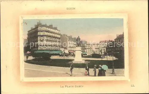 Dijon Cote d Or Place Darcy Monument Statue Kat. Dijon