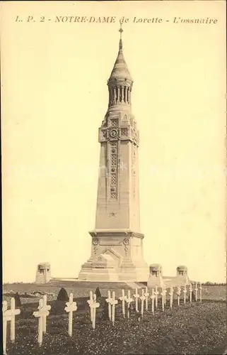 Ablain Saint Nazaire Notre Dame de Lorette Ossuaire Kat. Ablain Saint Nazaire