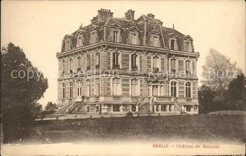 Senlis Oise Chateau de Beauval Kat. Senlis