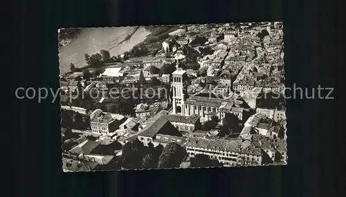 Valence Drome Cathedrale Saint Apollinaire et la basse ville vue aerienne Kat. Valence