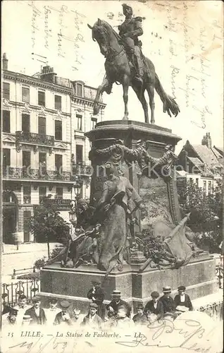 Lille Nord Statue de Faidherbe Monument Reiterstandbild Kat. Lille