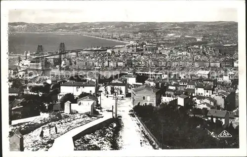 Marseille Panorama vu de Notre Dame de la Garde Kat. Marseille