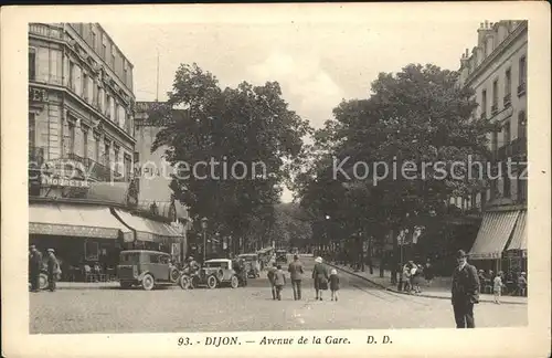 Dijon Cote d Or Avenue de la Gare Kat. Dijon