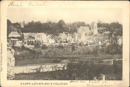 Saint Leger en Yvelines Vue generale Eglise Kat. Saint Leger en Yvelines