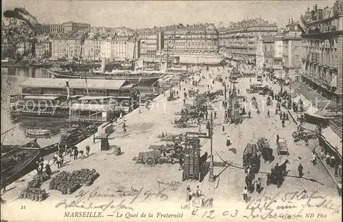 Marseille Quai de la Fraternite Kat. Marseille