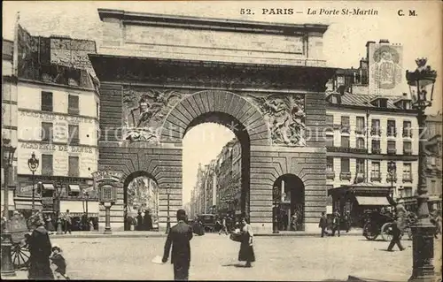 Paris Porte Saint Martin Kat. Paris