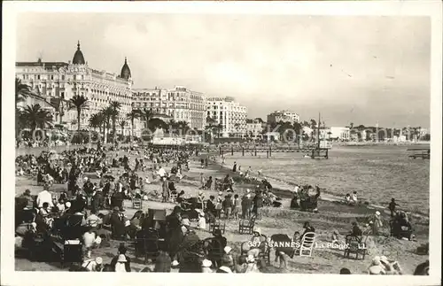 Cannes Alpes Maritimes Plage Kat. Cannes