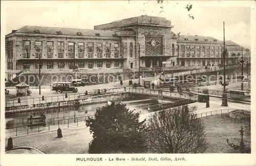 Mulhouse Muehlhausen La Gare Bahnhof Kat. Mulhouse