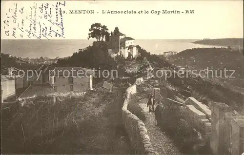 Menton Alpes Maritimes Annonciata et Cap Martin Kat. Menton