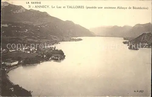 Annecy Haute Savoie Lac et Talloires et les Alpes Kat. Annecy