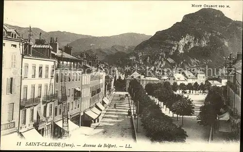 Saint Claude Jura Avenue de Belfort Mont Chabot Kat. Saint Claude