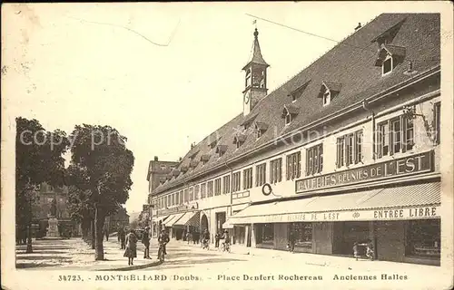 Montbeliard Place Denfert Rochereau anciennes Halles Kat. Montbeliard