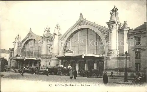 Tours Indre et Loire La Gare Bahnhof Kat. Tours