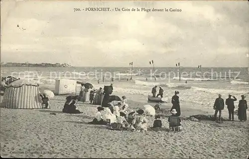 Pornichet Coin de la Plage devant le Casino Kat. Pornichet