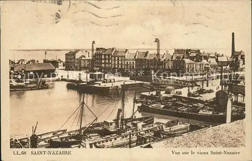 Saint Nazaire Loire Atlantique Vue sur la vieille ville Kat. Saint Nazaire