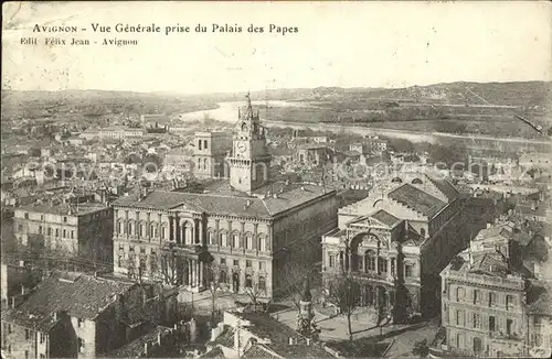 Avignon Vaucluse Vue generale prise du Palais des Papes Kat. Avignon