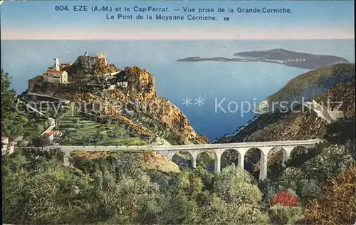 Eze Alpes-Maritimes et Cap Ferrat Grande Corniche Pont  / Eze /Arrond. de Nice