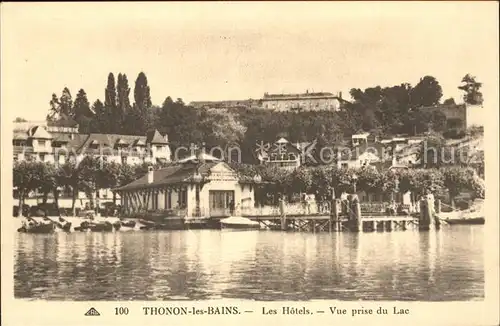 Thonon les Bains Les Hotels vue prise du Lac Kat. Thonon les Bains