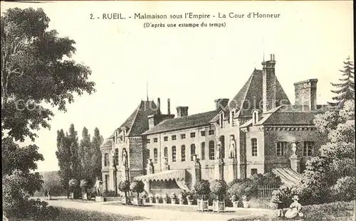 Rueil Malmaison Cour d Honneur Chateau Kat. Rueil Malmaison