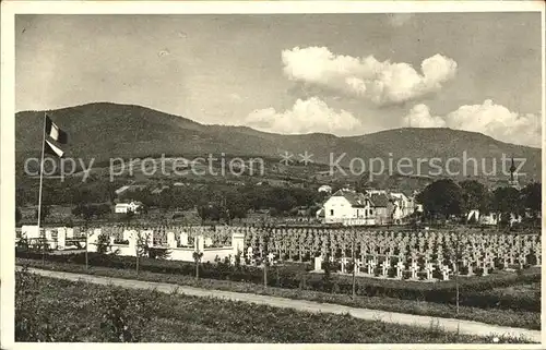 Uffholtz Cimetiere Militaire francais Soldatenfriedhof Kat. Uffholtz