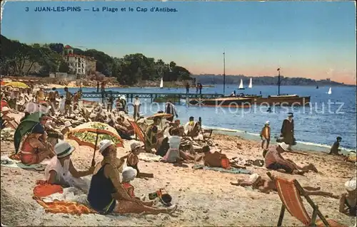 Juan les Pins Plage et Cap d Antibes Kat. Antibes