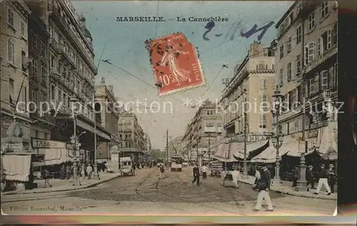 Marseille La Cannebiere Kat. Marseille